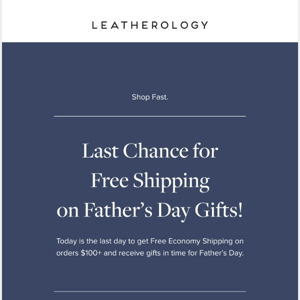 Ends Tonight: Free Shipping on Personalized Father's Day Gifts