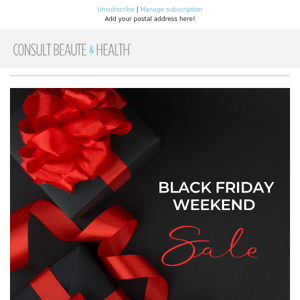 GIVE THE 🎁 OF HEALTH & BEAUTÉ!  (AND SAVE THE MOST EVER)