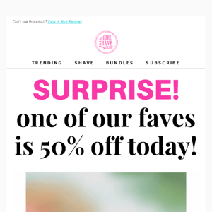 REVEAL! 50% off our mystery must-have
