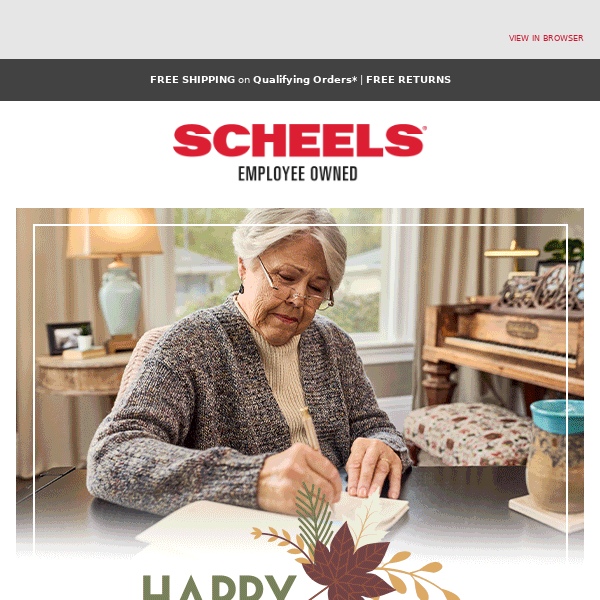Happy Thanksgiving From Our Family to Yours! SCHEELS