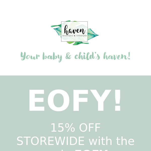 EOFY SALE IS HERE!