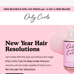 New Year’s Hair Resolutions!