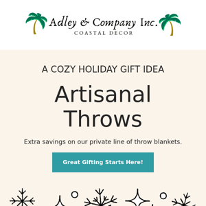 Save an extra $10 on a Cozy Holiday Gift Idea!