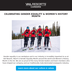 Celebrating Gender Equality & Women's History Month