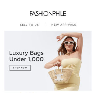 Luxury Bags Under 1,000
