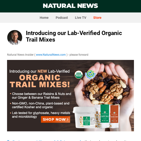 Introducing our Lab-Verified Organic Trail Mixes