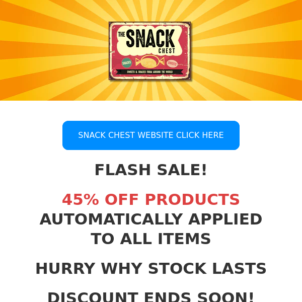 45% OFF - FLASH SALE!!!