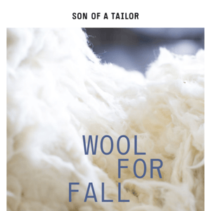 Wool for fall
