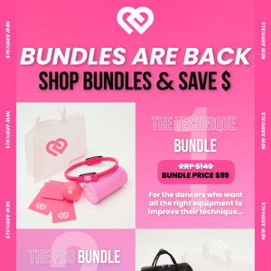 Our Bundles Are BACK…