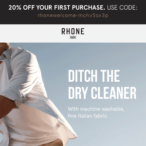 Get Today. Wash at Home. Wear Forever.