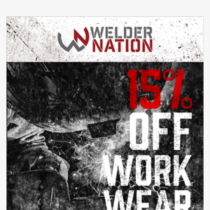 15% Off Workwear