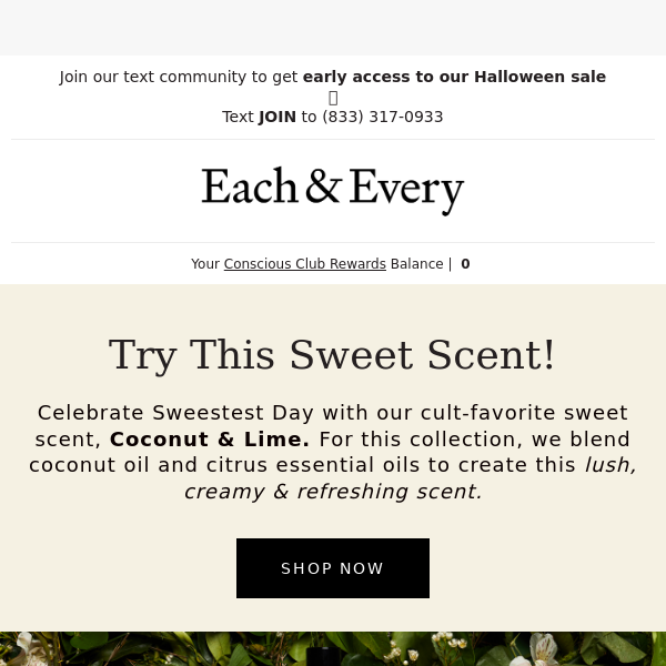 our sweet scent for you