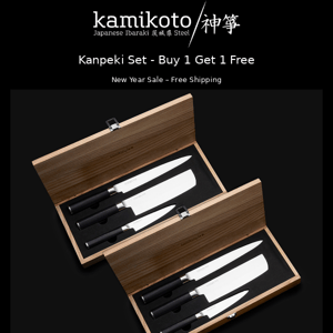 2x Kanpeki Knife Set (Japanese Ibaraki Steel)