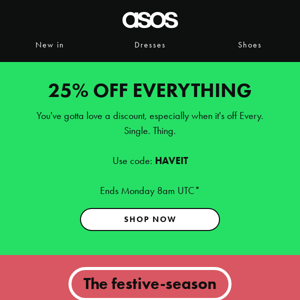 25% off EVERYTHING 😵‍💫