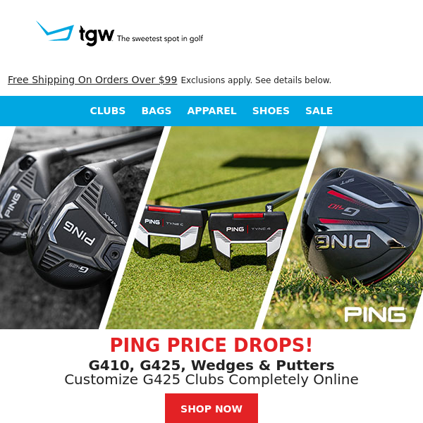 Shop Price Drops On Popular PING Golf Clubs