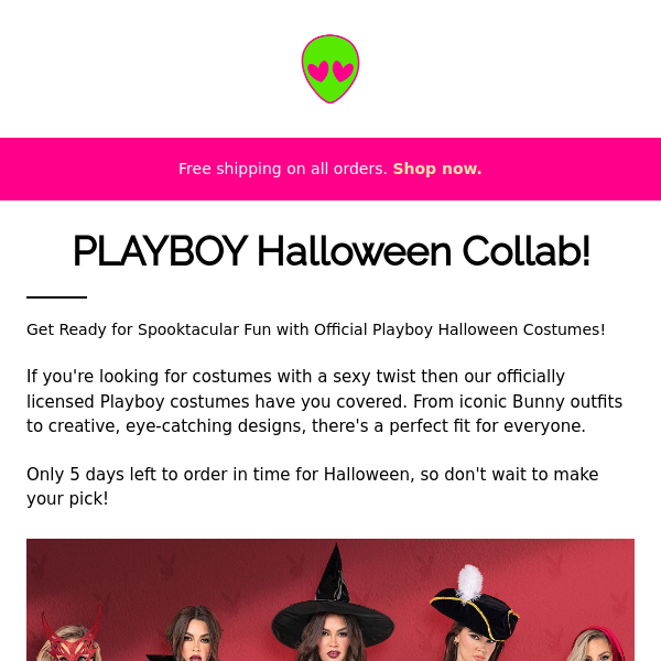 PLAYBOY x RBC Halloween Costumes!