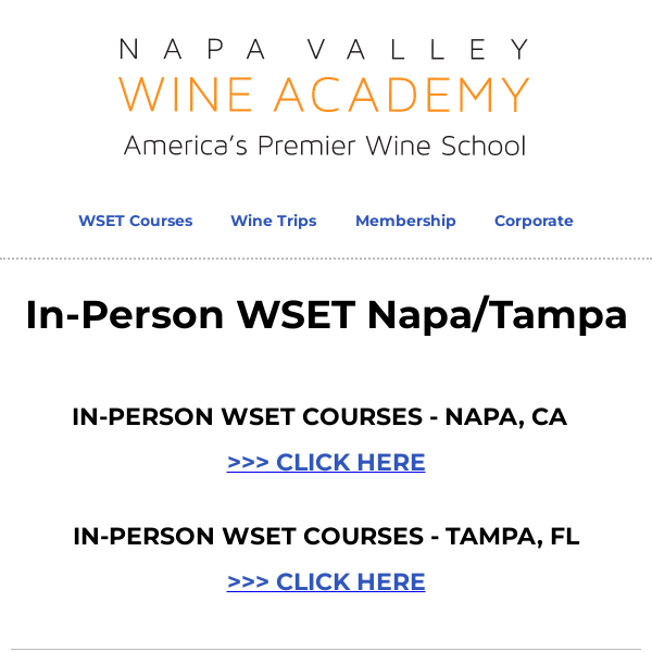 Upcoming WSET Wine Tasting Workshops & Online Certification Opportunities