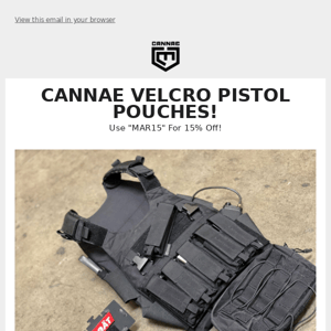 Cannae Velcro Pistol Pouch ⚡⚡Single, Double & Triple!⚡⚡