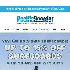 Up to 20% off Surfboards! 🌊