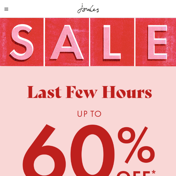 One last hurrah? Our sale ends in a matter of hours