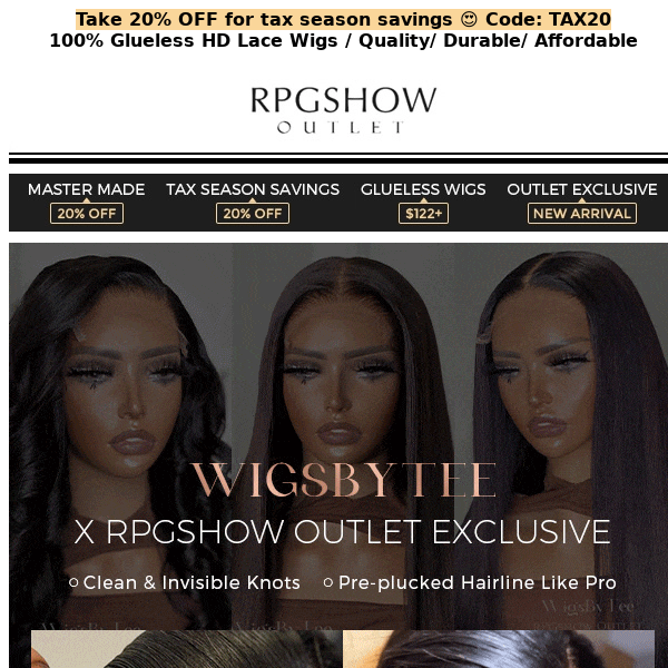 The Most Invisible & Clean Hairline You've Ever Met 😉 | WIGSBYTEE X RPGSHOW OUTLET