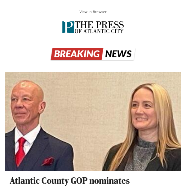 Atlantic County GOP nominates O'Donoghue for sheriff, incumbents for most offices