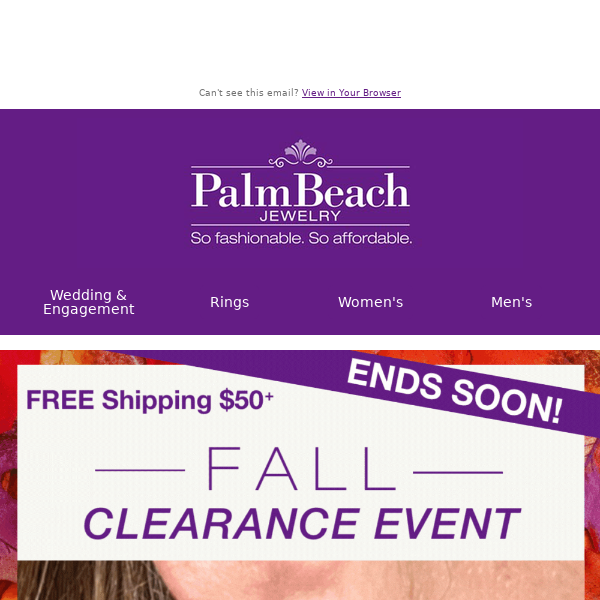 Save up to 80% - Fall Clearance Event📣