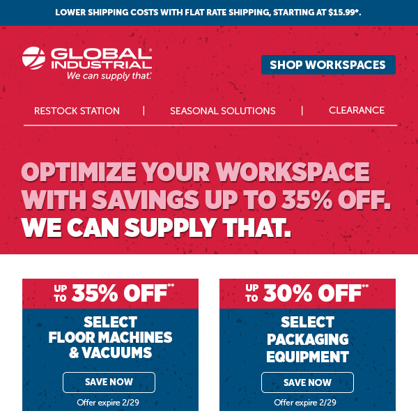 Save big on solutions for your workspace.