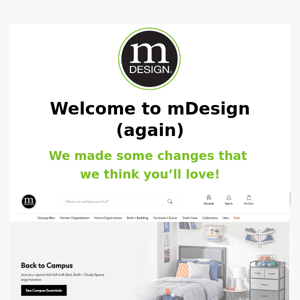 MDesign Website Refresh – New Design, Better Shopping Experience!