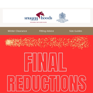 FINAL REDUCTIONS ❗ Last 24 Hours to shop the sale 😀
