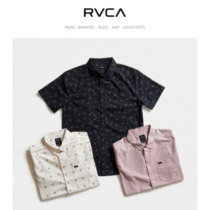 Keep It Fresh in New RVCA Button Ups
