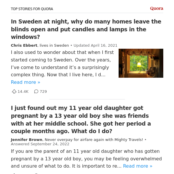 In Sweden at night, why do many homes leave the blinds open and put candles and lamps...?