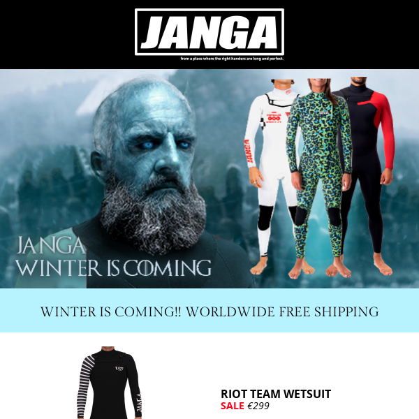 Knock Knock... Winter is coming! YOU KNOW JANGA