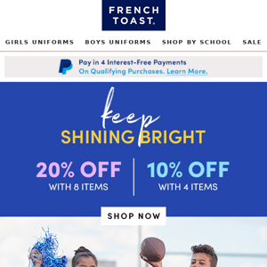 Shine On and Save on Your Schoolwear