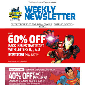 Up to 60% off all select back issues, Defenders Beyond #1, Batman The Knight #7, Shang-Chi And The Ten Rings #1, A.X.E. Judgment Day #1, & More!