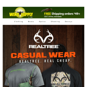 Reatree Casual Wear… Real-cheap!