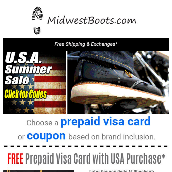 HAPPY 4th of July!  Celebrate with U.S.A. Deals