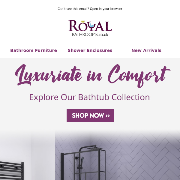 Soak in Luxury: Find Your Ideal Bath at Royal Bathrooms!