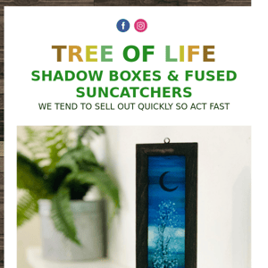 NEW Tree of Life Shadow Boxes and Suncatchers📦