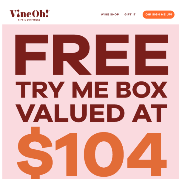 😱 FREE. BOX. 