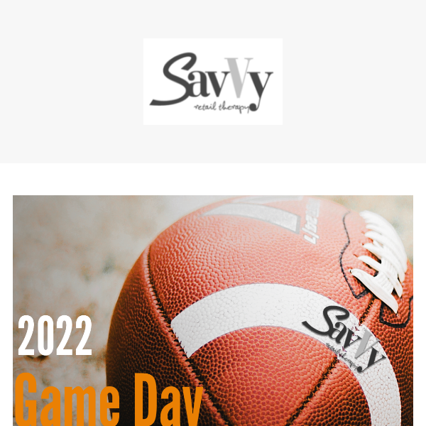 Get Game Day Ready at Savvy! 🏈