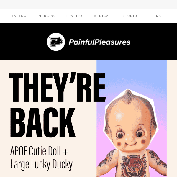 Time to get creative — APOF Cutie Doll and Lucky Ducky are back!