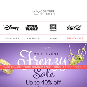 Couture Kingdom, Hurry, 40% off ends TONIGHT