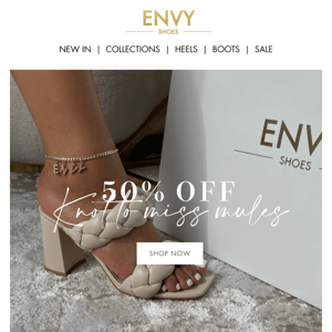 Your Faves Now HALF PRICE Envy Shoes 💸