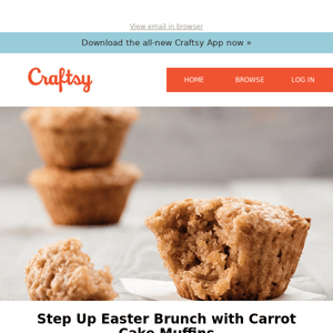 Step Up Easter Brunch with Carrot Cake Muffins