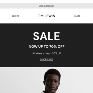 SALE: Now up to 70% off