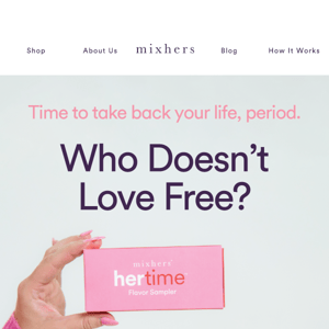 Last Call – FREE Hertime Sample Pack