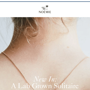 New In: A Lab Grown Solitaire Diamond Necklace