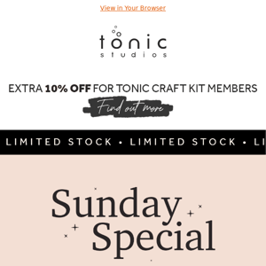 Tonic Studios USA, 😱 up to 65% off DIES!!