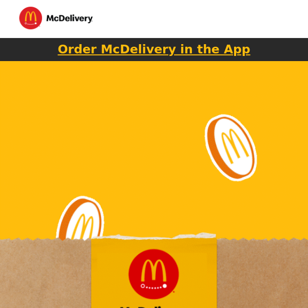Score points on ur faves w/ McDelivery®